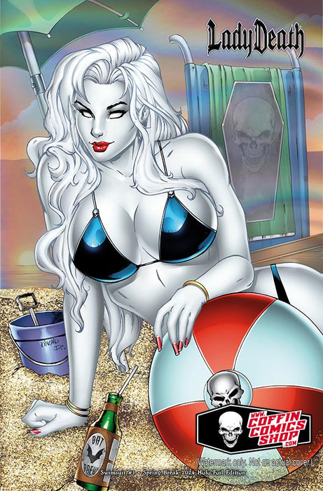 Lady Death: Swimsuit #1 - Spring Break 2024 Holo-Foil Edition
