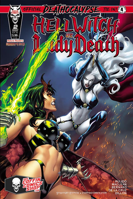 Hellwitch vs. Lady Death: Wargasm #2 (of 2) - Comic Shop Standard Edition
