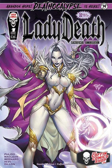 Lady Death: Sacrificial Annihilation #1 (of 2) - Comic Shop Standard Edition