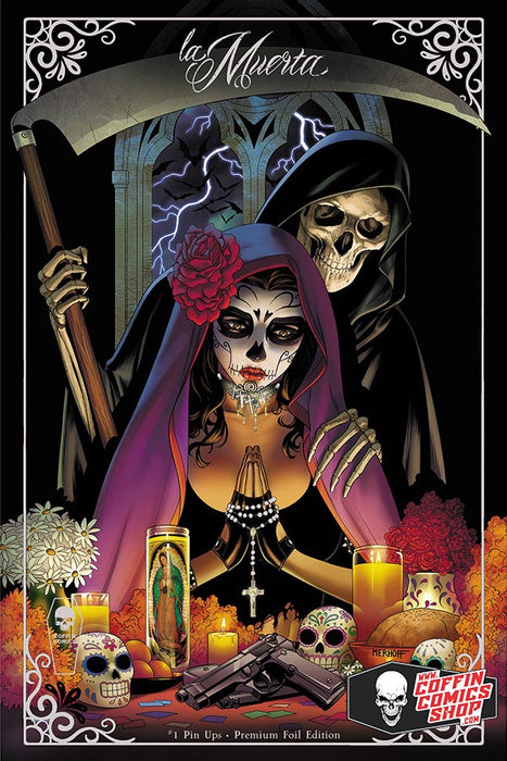 La Muerta: Pin Ups #1 - Comic Shop Premium Foil Edition