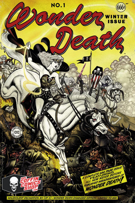 Lady Death: Malevolent Decimation #2 (of 2) - Comic Shop Wonder Death Damaged Edition