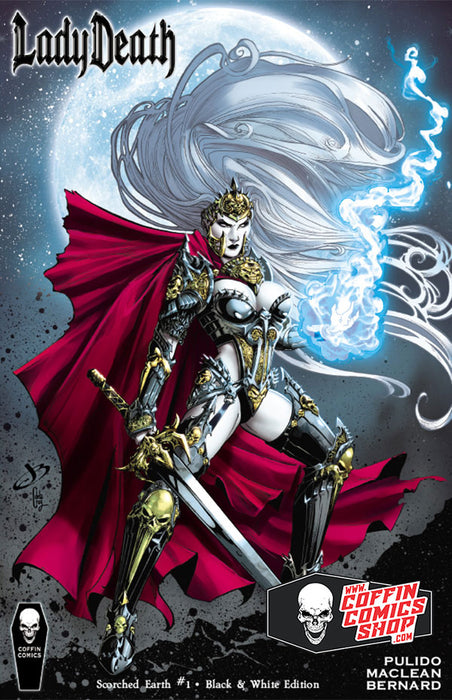 Lady Death: Scorched Earth #1 - Black & White Edition