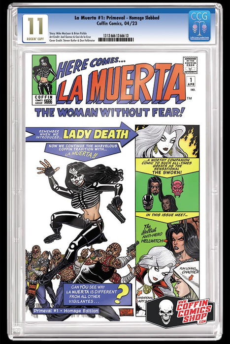 La Muerta: Primeval - Comic Shop Homage Slabbed Edition