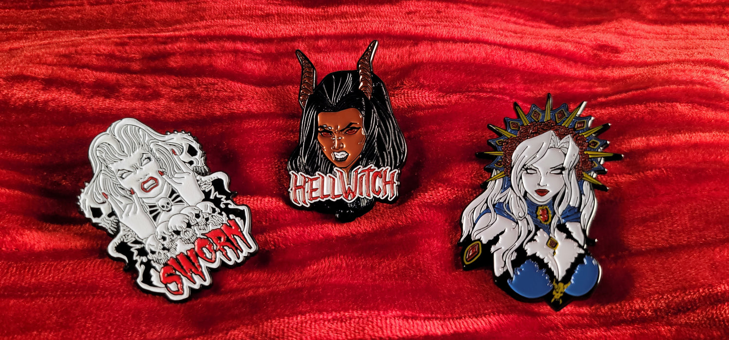 Coffin Comics Character Enamel Pin Bundle