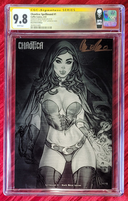 Chaotica: Spellbound - Black Metal Edition - Pulido Signed - CGC Signature Series 9.8 (2676521005) - Sunday Slabs 7/21