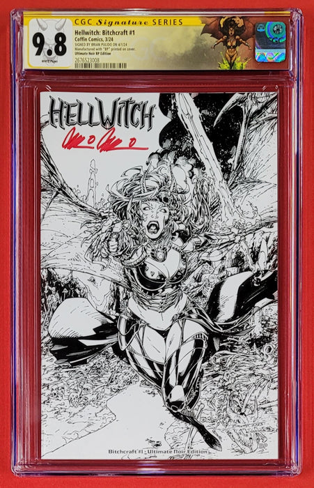 Hellwitch: Bitchcraft #1 - Ultimate Noir Edition (Mockup) - Pulido Signed - CGC Signature Series 9.8 (2676523008) - Sunday Slabs 6/9