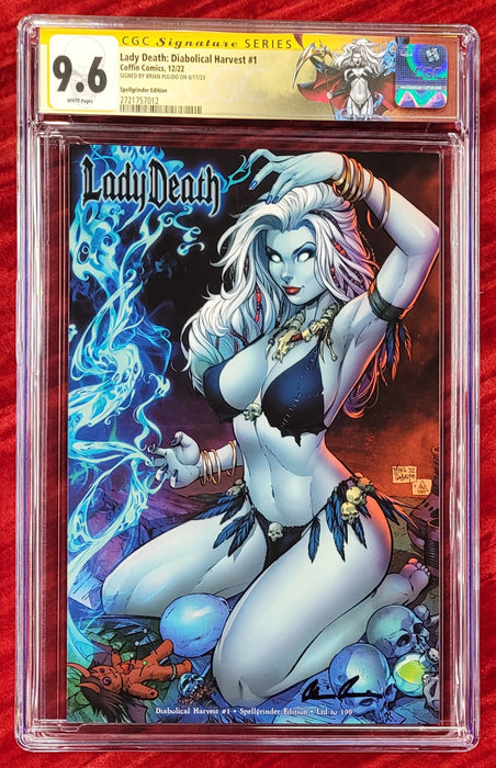 Lady Death: Diabolical Harvest - Spellgrinder Edition - Pulido Signed - CGC Signature Series 9.6 (#2721757012) - Sunday Slabs 4/7