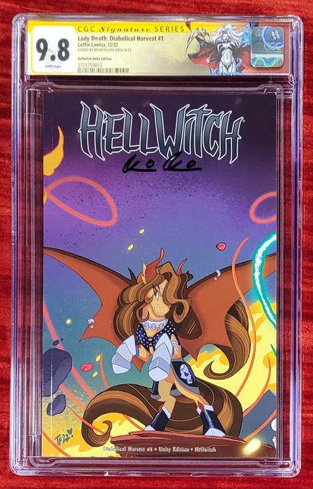 Lady Death: Diabolical Harvest - Unity Edition - Hellwitch - Pulido Signed - CGC Signature Series 9.8 (2721759013) - Sunday Slabs 4/14