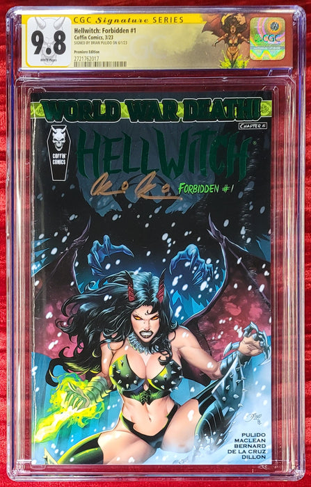 Hellwitch: Forbidden - Premiere Edition - Pulido Signed - CGC Signature Series 9.8 (2721762017) - Sunday Slabs 6/30