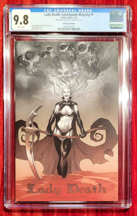 Lady Death: Cataclysmic Majesty #1 - Ultimate Edition (BP Edition!) - CGC Universal Grade 9.8 (#3931915020)