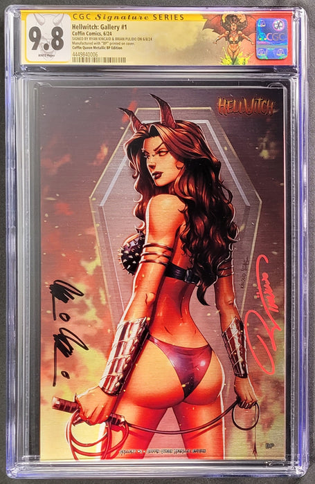 Hellwitch: Gallery #1 - Coffin Queen Metallic Edition (BP Edition!) - Pulido / Kincaid Signed - CGC Signature Series 9.8 (4449840006) - Catacomb 10/31