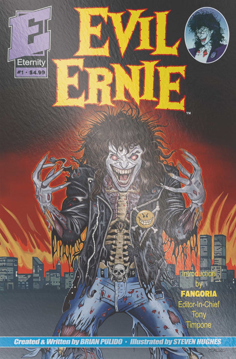 Evil Ernie: Youth Gone Wild #1 - 35th Anniversary Facsimile Edition Metal Premium