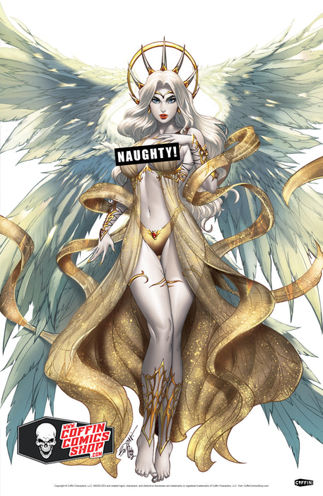AngelVex: Golden 11x17" Print