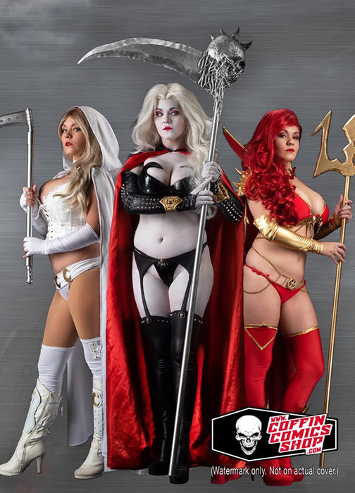 Coffin Comics: Sapphire Nova Swornfest 2024 Metallicard (BP Edition!) - Catacomb 3/5