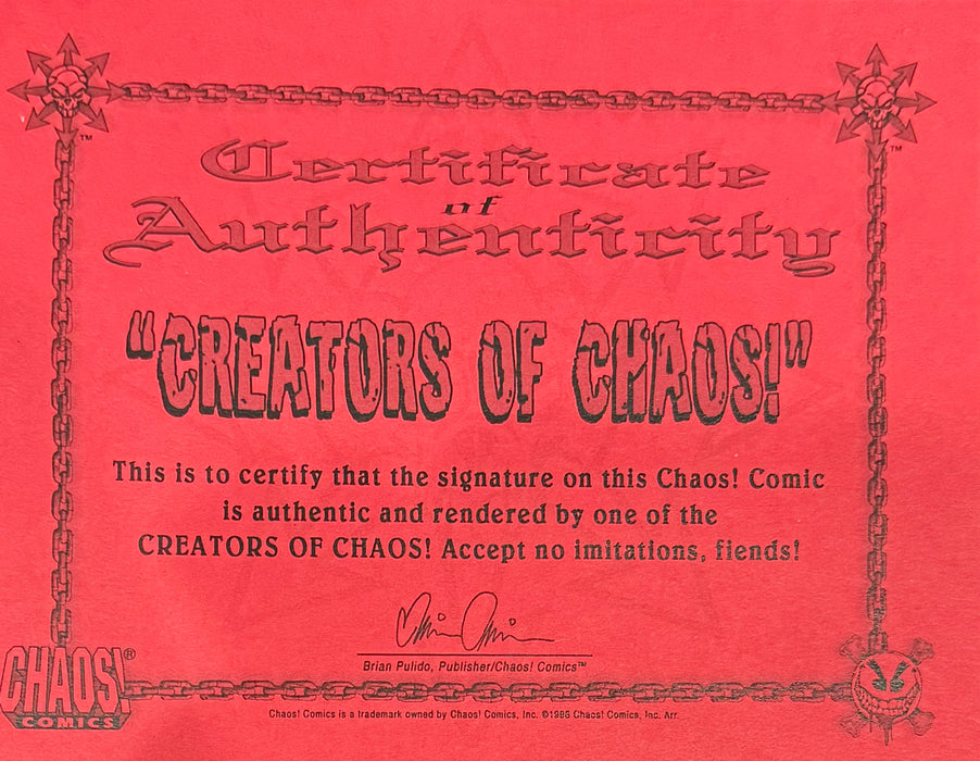 Cremator #1 - Hell's Guardian Set w/COA - Pulido Signed (Issues #1-5) - Tomb Treasures 12/17