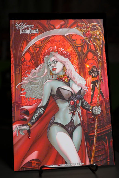 La Muerta / Lady Death: Inferno - Naughty Citadel Edition - Mega Jeweled Copy!