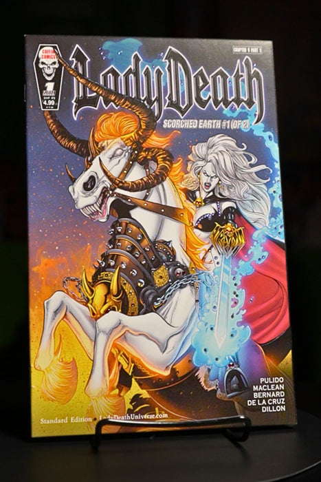 Lady Death: Scorched Earth #1 (of 2) - Comic Shop Standard Edition - Mega Jeweled Copy!