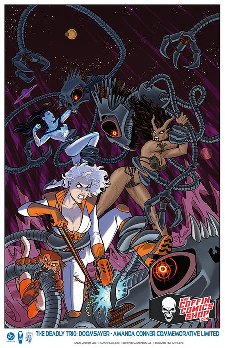The Deadly Trio: Doomsayer - Amanda Conner Commemorative Limited 11x17" Print