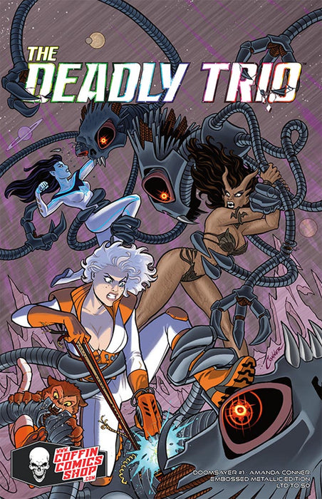 The Deadly Trio: Doomsayer #1 - Amanda Conner Embossed Metallic Edition