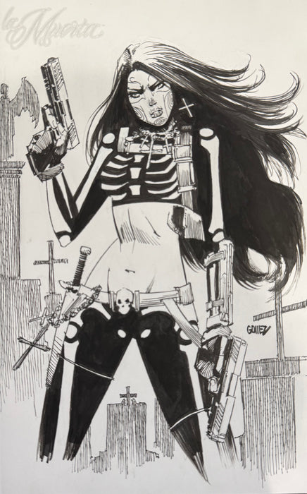 La Muerta: Nemesis #1 - Joel Gomez Sketch Edition - Signed and Remarqued by Joel Gomez (Catacomb 8/20)