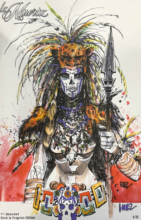 La Muerta: Descent #1 - Work In Progress Edition (LOW #6) - Remarqued by Joel Gomez (Catacomb 6/25)