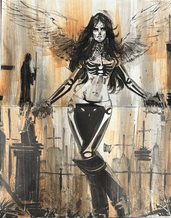 La Muerta: Primeval #1 - Original Art Edition - Signed & Remarqued by Joel Gomez (Catacomb 1/1)