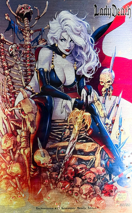 Lady Death: Enchantments #1 - Sovereignty Metallic Edition (Mega Jeweled Copy!)
