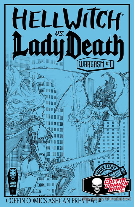 Hellwitch vs. Lady Death: Wargasm: Ashcan Preview - Face Off (BP Edition!) - Catacomb 3/19