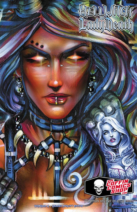 Hellwitch vs. Lady Death: Wargasm - Hellish Duality Edition - Moore Signed (Catacomb 3/5)