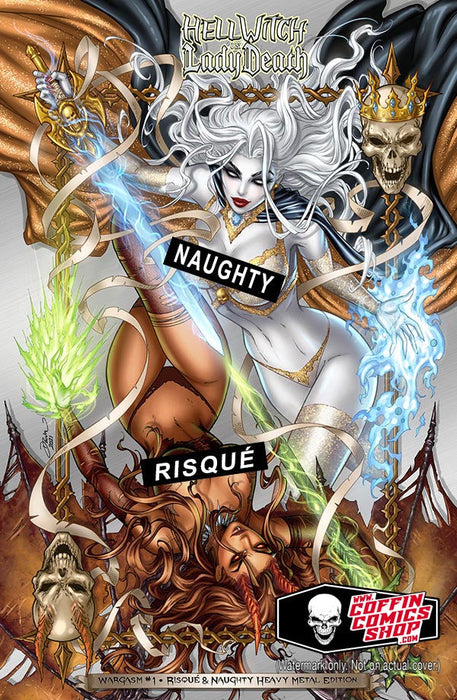 Hellwitch vs. Lady Death: Wargasm - Risque & Naughty Heavy Metal Edition (BP Edition!) - Catacomb 8/13