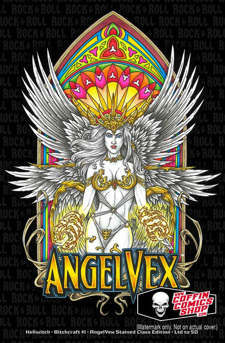 Hellwitch: Bitchcraft #1 - AngelVex Stained Glass Edition