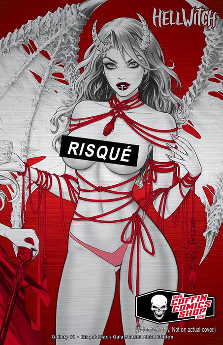 Hellwitch: Gallery #1 - Risque Black Gala Scarlet Metal Edition