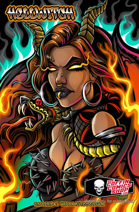 Hellwitch: Gallery #1 - Urban Aztec Edition (Mockup) - Catacomb 8/20