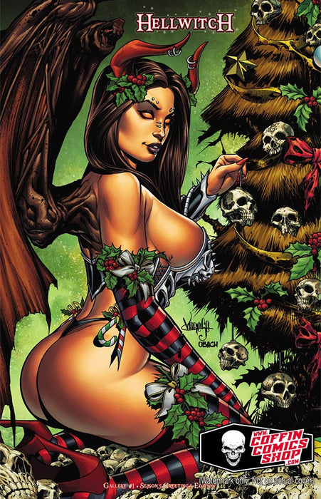 Hellwitch: Gallery #1 - Seasons Greetings Edition (Mockup) - Catacomb 3/5