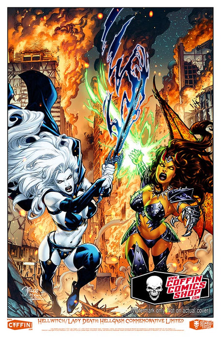 Hellwitch / Lady Death: Hellgasm - Commemorative Limited 11x17" Print