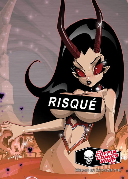 Hellwitch: Risqué Heartthrob Metallicard (Mockup) - Catacomb 6/25