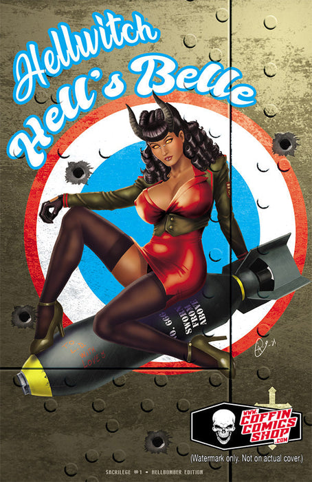 Hellwitch: Sacrilegious #1 - Hellbomber Edition (LOW #6) - Catacomb 7/9