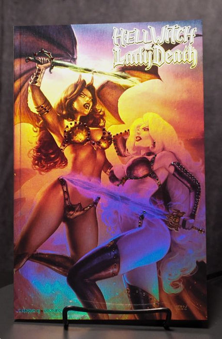 Hellwitch vs. Lady Death: Wargasm - Holo-Foil Edition - Mega Jeweled Copy!