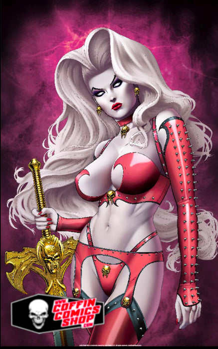 Lady Death: Mischief Night Chase Pink 11x17" Print