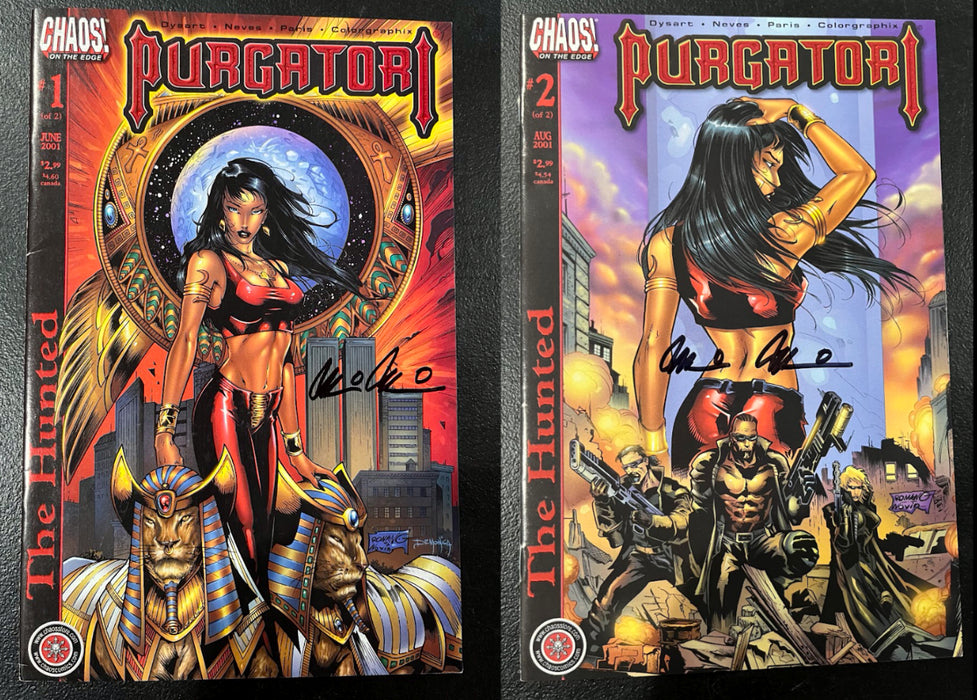 Purgatori: The Hunted 2-book Set - Pulido Signed (Tomb Treasures 12/31)