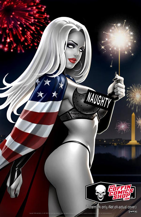 Lady Death: Naughty Sparkler 11x17" Print