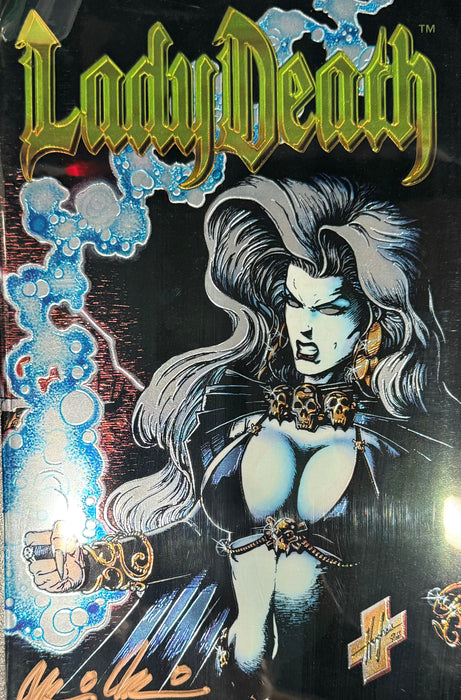 Lady Death: Between Heaven and Hell #1 - Chromium Cover - Pulido Signed (Catacomb 12/11)