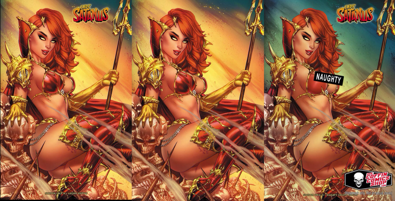 Lady Satanus: Sinister Urge #1 - Legend 3-book Set (Artist Proof #5) - Catacomb 1/1