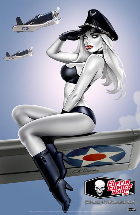 Lady Death: Air Force Birthday 11x17" Print