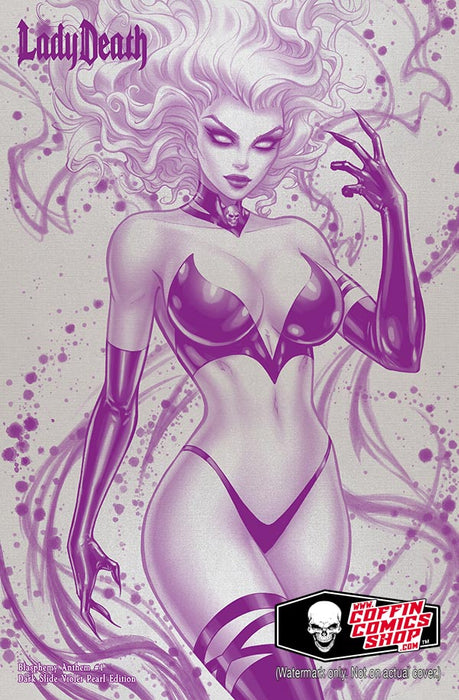 Lady Death: Blasphemy Anthem #1 - Dark Slide Violet Pearl Edition