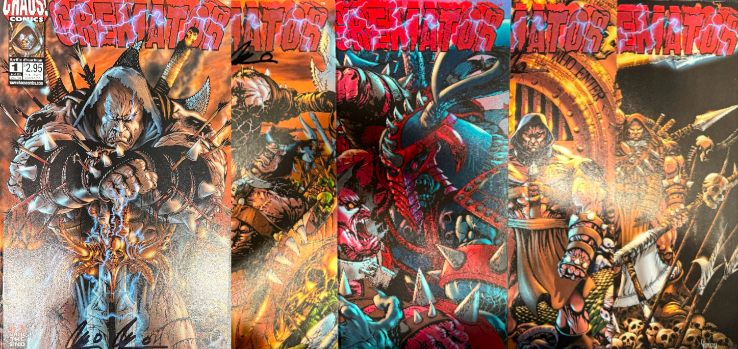 Cremator #1 - Hell's Guardian Set w/COA - Pulido Signed (Issues #1-5) - Tomb Treasures 12/17