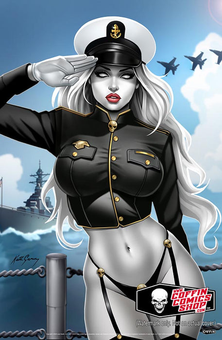 Lady Death: Navy Birthday 11x17" Print
