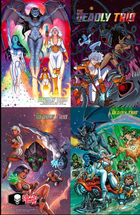 The Deadly Trio: Doomsayer #1 - Embossed Foil Edition 4-Book Set