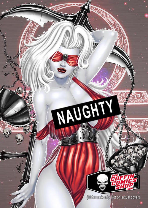 Lady Death: Naughty Libra 2025 Metallicard
