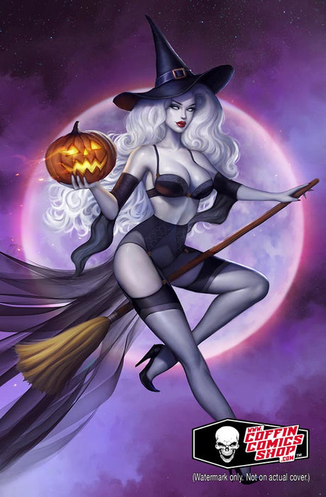 Lady Death: All Hallows Evil #1 - Lingerie Moonwitch Virgin Art Edition